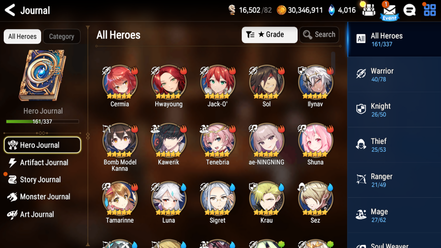 [GLOBAL] Epic 7 Seven 8ML+27 4*ML Sea Phantom Politis Belian Solitaria Straze Fallen Cecilia Kura Maid Chloe Luluca + Name 10-10 Account-Mobile Games Starter