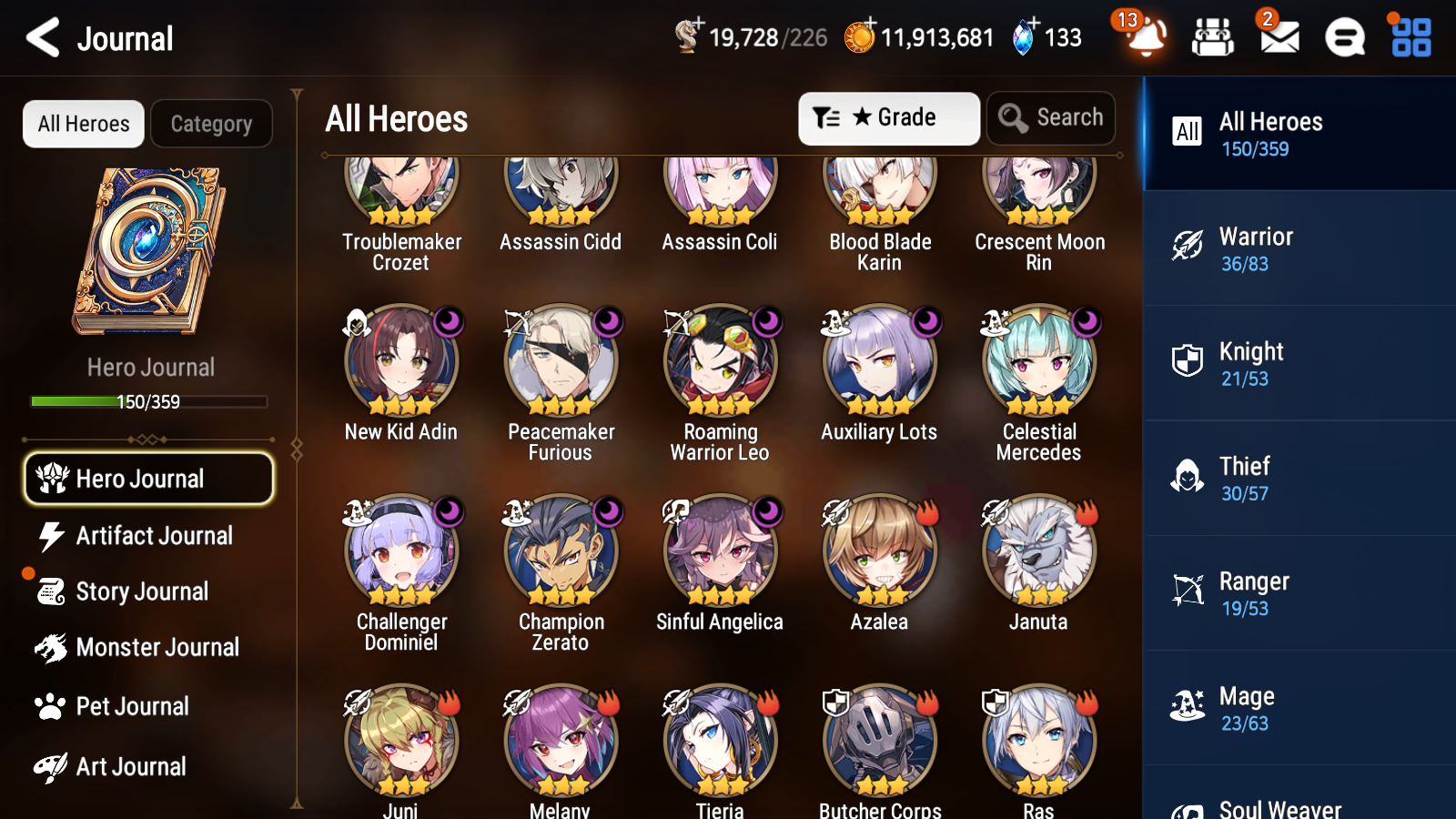 [GLOBAL] Epic 7 Seven 9ML + 23 4★ ML Empyrean Ilynav Sea Phantom Politis Lone Crescent Bellona Straze Rimuru Milim +20 speed++ 10-10 Account-Mobile Games Starter