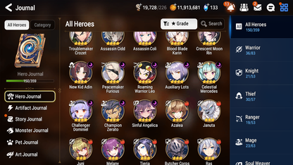 [GLOBAL] Epic 7 Seven 9ML + 23 4★ ML Empyrean Ilynav Sea Phantom Politis Lone Crescent Bellona Straze Rimuru Milim +20 speed++ 10-10 Account-Mobile Games Starter
