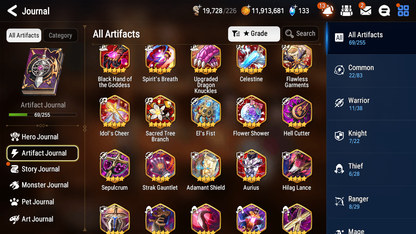 [GLOBAL] Epic 7 Seven 9ML + 23 4★ ML Empyrean Ilynav Sea Phantom Politis Lone Crescent Bellona Straze Rimuru Milim +20 speed++ 10-10 Account-Mobile Games Starter