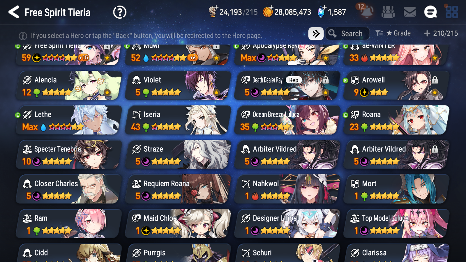 [GLOBAL] Epic 7 Seven 9ML + 23 4★ ML Straze Apocalypse Ravi Luluca Roana Ocean Breeze Luluca Lethe ++20 speed++ 10-10 Account-Mobile Games Starter