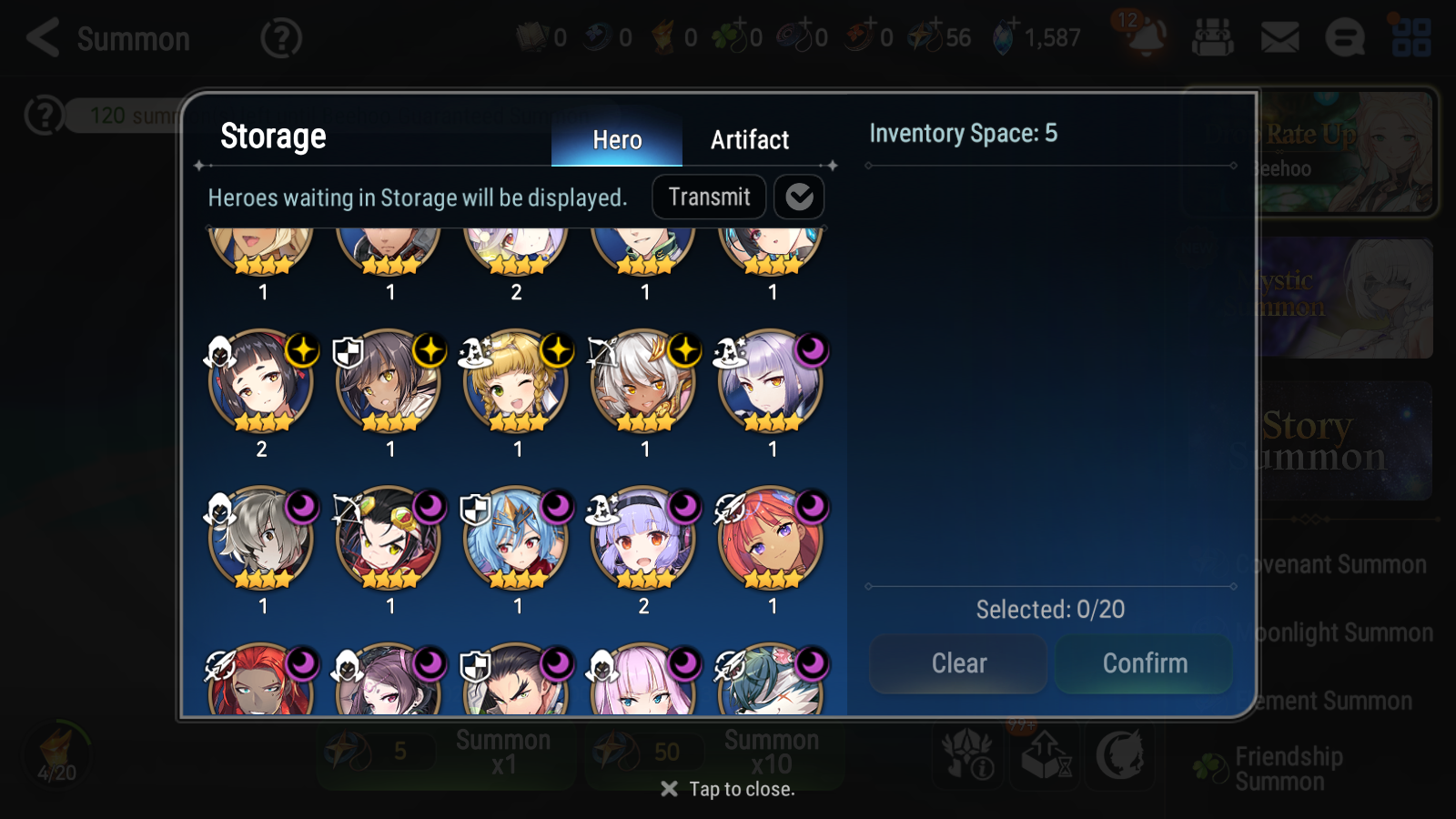 [GLOBAL] Epic 7 Seven 9ML + 23 4★ ML Straze Apocalypse Ravi Luluca Roana Ocean Breeze Luluca Lethe ++20 speed++ 10-10 Account-Mobile Games Starter