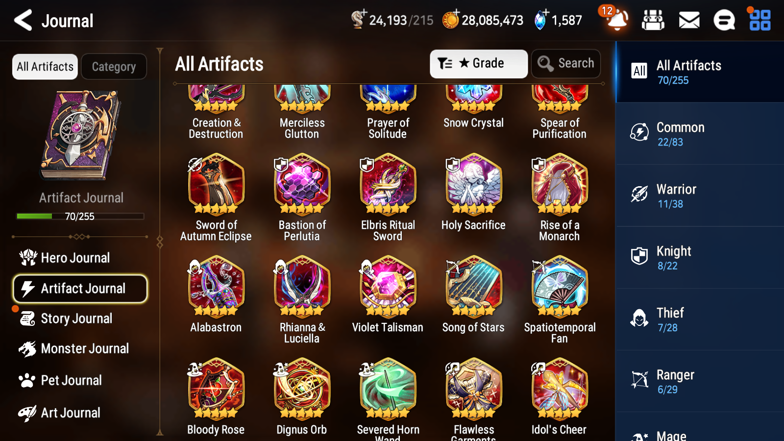 [GLOBAL] Epic 7 Seven 9ML + 23 4★ ML Straze Apocalypse Ravi Luluca Roana Ocean Breeze Luluca Lethe ++20 speed++ 10-10 Account-Mobile Games Starter