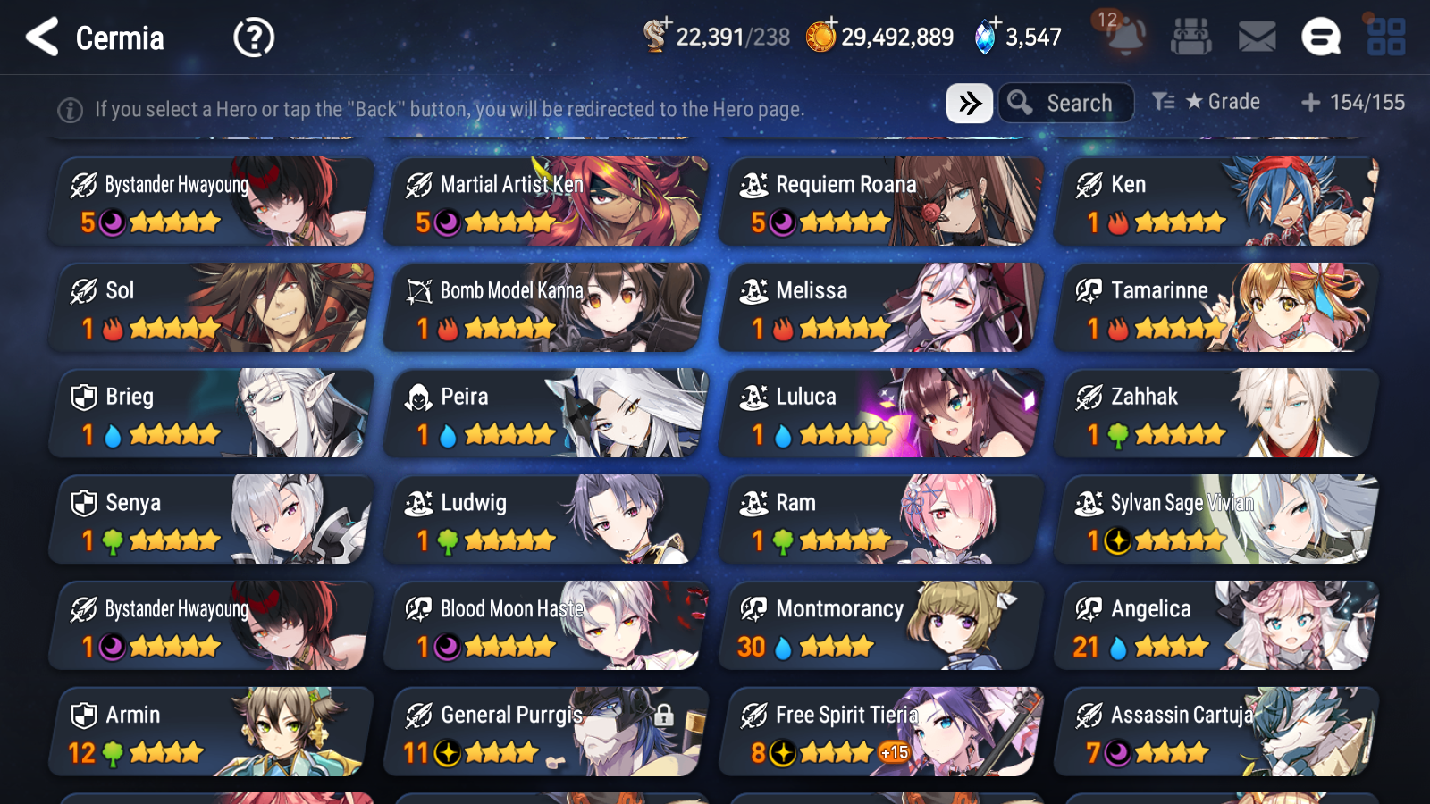 [GLOBAL] Epic 7 Seven 9ML + 25 4★ ML Navy Captain Landy Bystander Hwayoung Belian Roana Vivian Sez Pavel+20 speed++ 10-10 Account-Mobile Games Starter