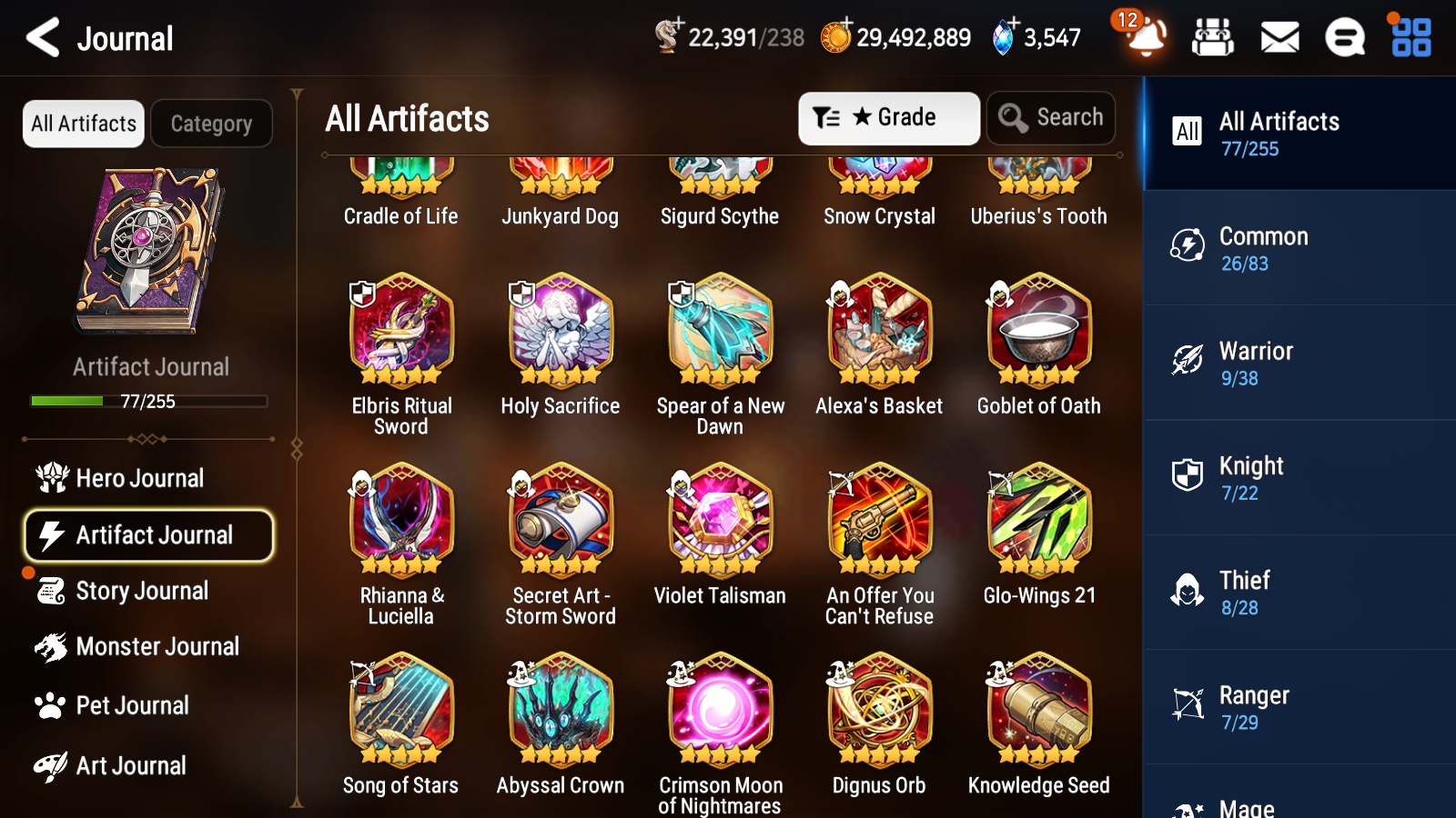 [GLOBAL] Epic 7 Seven 9ML + 25 4★ ML Navy Captain Landy Bystander Hwayoung Belian Roana Vivian Sez Pavel+20 speed++ 10-10 Account-Mobile Games Starter
