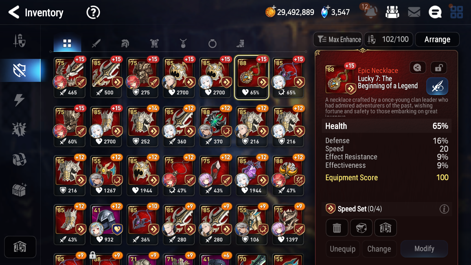 [GLOBAL] Epic 7 Seven 9ML + 25 4★ ML Navy Captain Landy Bystander Hwayoung Belian Roana Vivian Sez Pavel+20 speed++ 10-10 Account-Mobile Games Starter