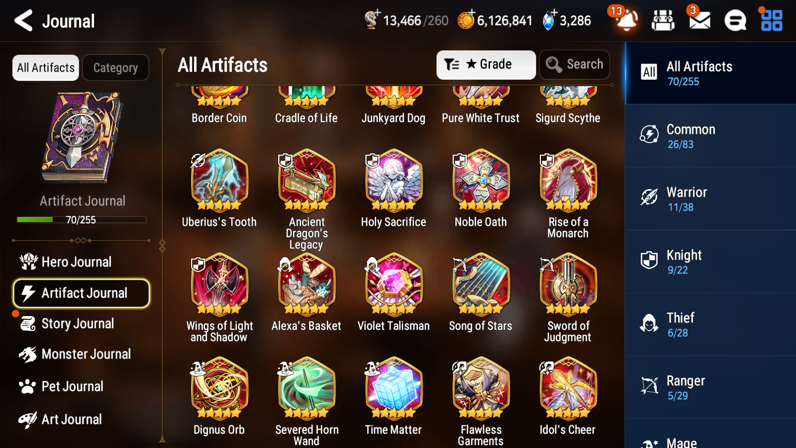 [GLOBAL] Epic 7 Seven 9ML + 26 4★ ML Briar Witch Iseria Maid Chloe Specter Tenebria Eternal Wanderer Ludwig Rem+20 speed++ 10-10 Account-Mobile Games Starter
