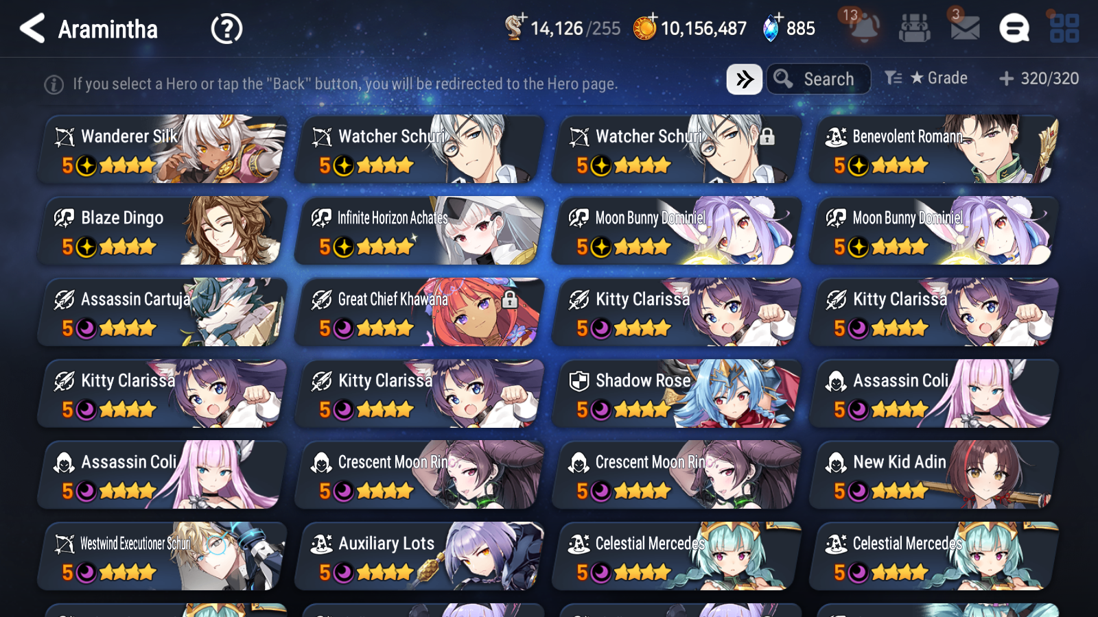 [GLOBAL] Epic 7 Seven 9ML + 28 4★ ML Navy Captain Landy Harsetti Specter Tenebria Last Rider Krau+Fairytale Tenebria Luna Diene Jack+20 speed++ 10-10 Account-Mobile Games Starter