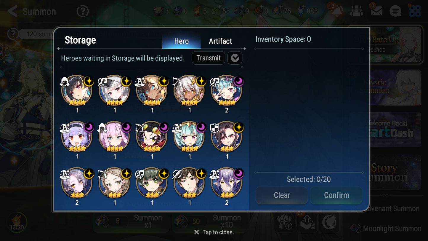 [GLOBAL] Epic 7 Seven 9ML + 28 4★ ML Navy Captain Landy Harsetti Specter Tenebria Last Rider Krau+Fairytale Tenebria Luna Diene Jack+20 speed++ 10-10 Account-Mobile Games Starter