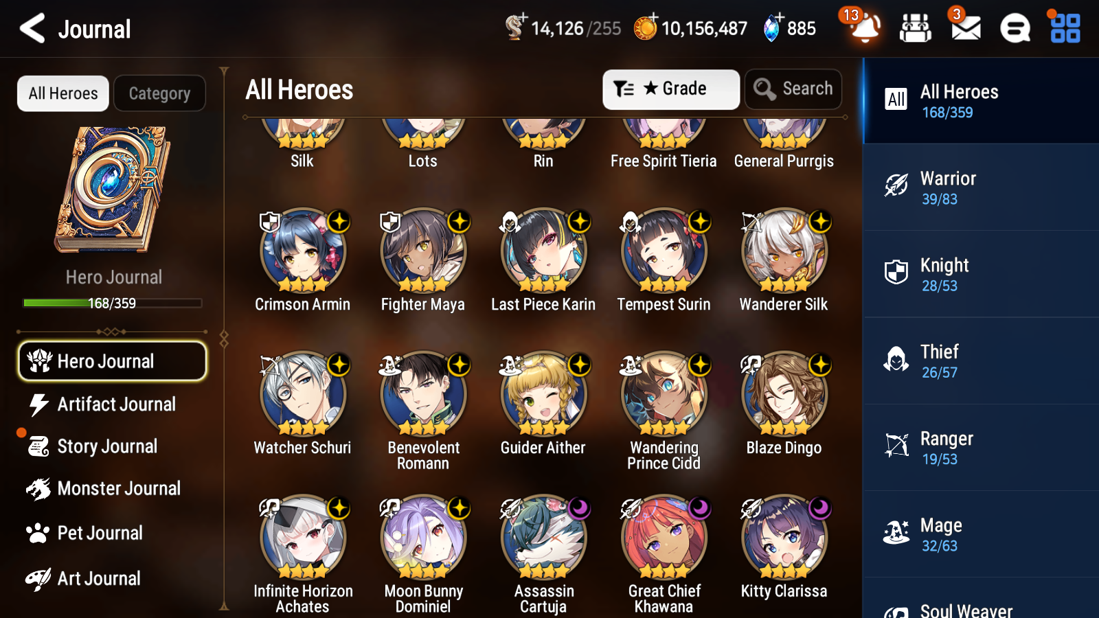 [GLOBAL] Epic 7 Seven 9ML + 28 4★ ML Navy Captain Landy Harsetti Specter Tenebria Last Rider Krau+Fairytale Tenebria Luna Diene Jack+20 speed++ 10-10 Account-Mobile Games Starter