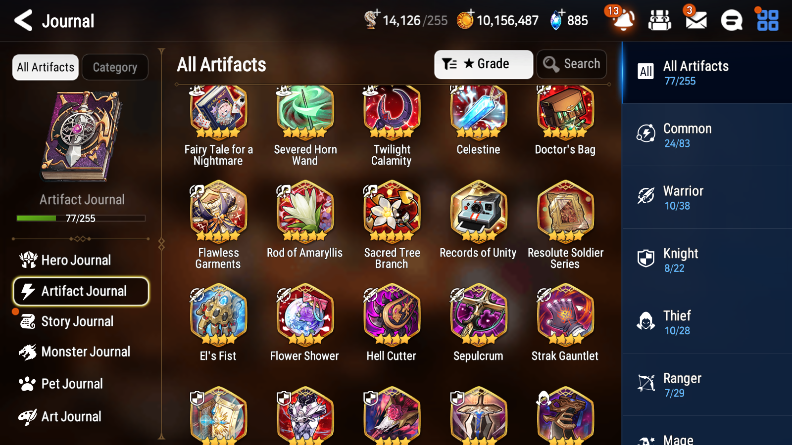 [GLOBAL] Epic 7 Seven 9ML + 28 4★ ML Navy Captain Landy Harsetti Specter Tenebria Last Rider Krau+Fairytale Tenebria Luna Diene Jack+20 speed++ 10-10 Account-Mobile Games Starter