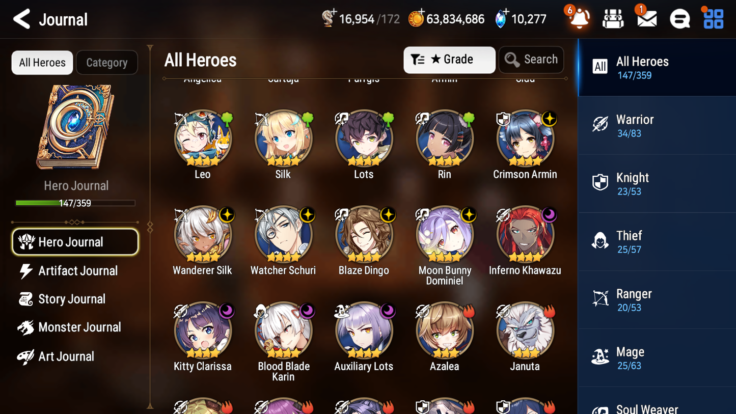[GLOBAL] Epic 7 Seven 9ML Navy Captain Landy Dragon Bride Senya Zio Sharun Ken Violet Ludwig Tenebria + 70ML pulls 10k skystones+20 Speed + Name Starter Account-Mobile Games Starter