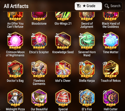 [GLOBAL] Epic 7 Seven 8ML Navy Captain Landy Dragon Bride Senya Zio Sharun Ken Violet Ludwig Tenebria + 56ML pulls 10k skystones+ Name Starter Account-Mobile Games Starter