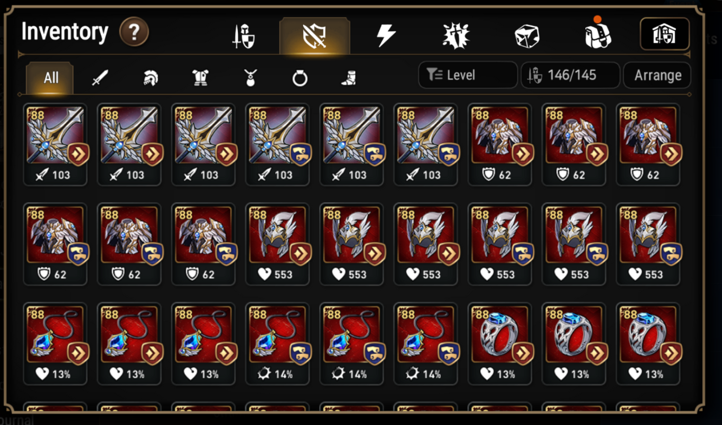 [GLOBAL] Epic 7 Seven 9ML+28 4*ML+3 limited Navy Captain Sharun Laika Landy Belian Zio Ruele of Light Blood Moon Haste Ambitious Tywin Emilia Rem Jack Angel Angelica 10-10 Account-Mobile Games Starter