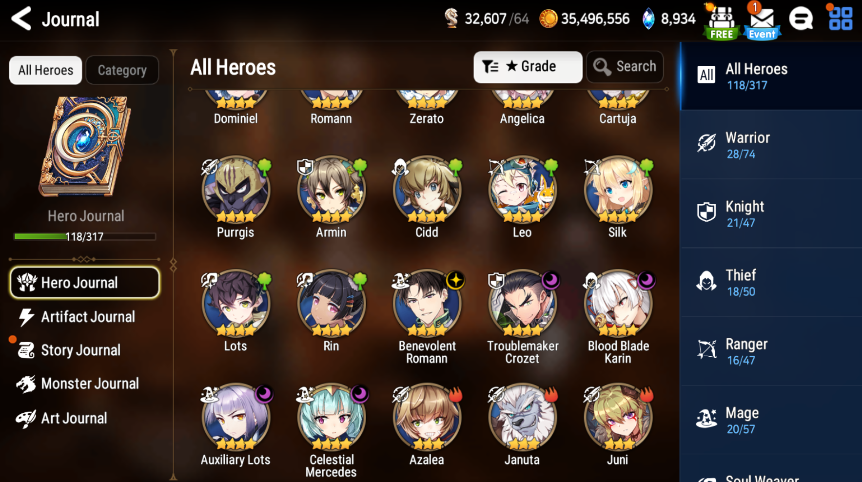 [GLOBAL] Epic 7 Seven Abyssal Yufine + 38ML pulls + Name Starter Account-Mobile Games Starter