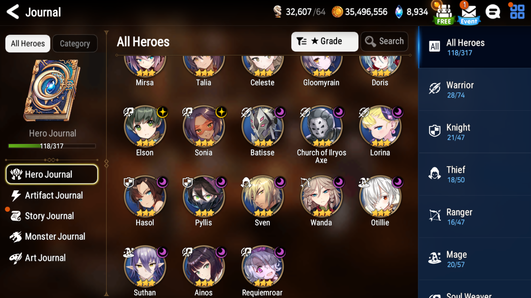 [GLOBAL] Epic 7 Seven Abyssal Yufine + 38ML pulls + Name Starter Account-Mobile Games Starter