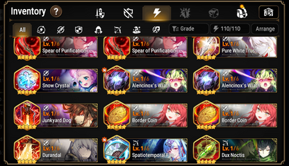 [GLOBAL] Epic 7 Seven Abyssal Yufine + 38ML pulls + Name Starter Account-Mobile Games Starter