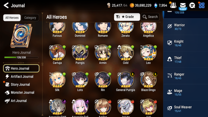 [Global] Epic 7 Seven Abyssal Yufine Operator Sigret + ~34 ML summon + Name Starter Account-Mobile Games Starter