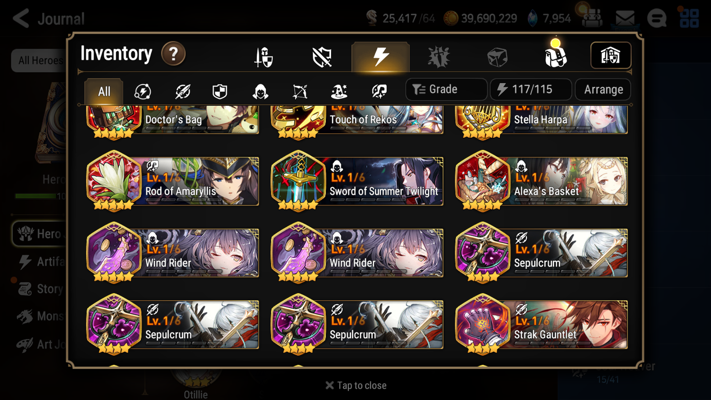 [Global] Epic 7 Seven Abyssal Yufine Operator Sigret + ~34 ML summon + Name Starter Account-Mobile Games Starter