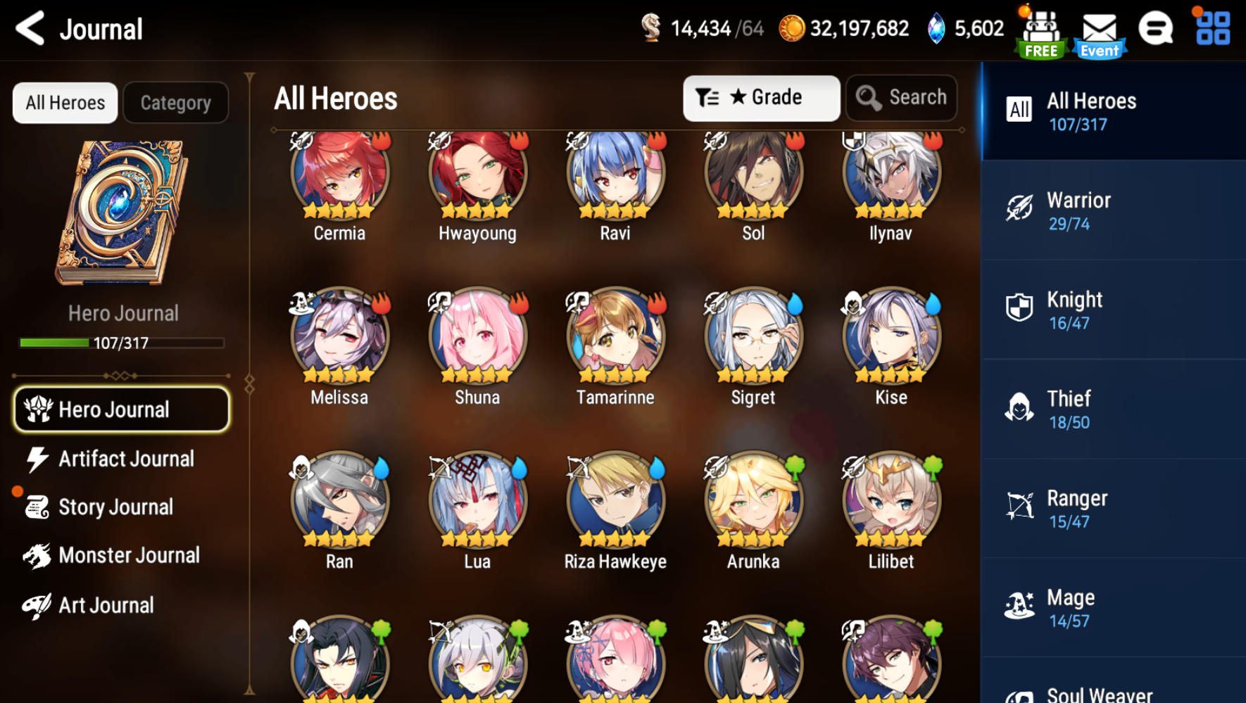 [GLOBAL] Epic 7 Seven Abyssal Yufine + Remnant Violet Tamarinne + Name Starter Account-Mobile Games Starter