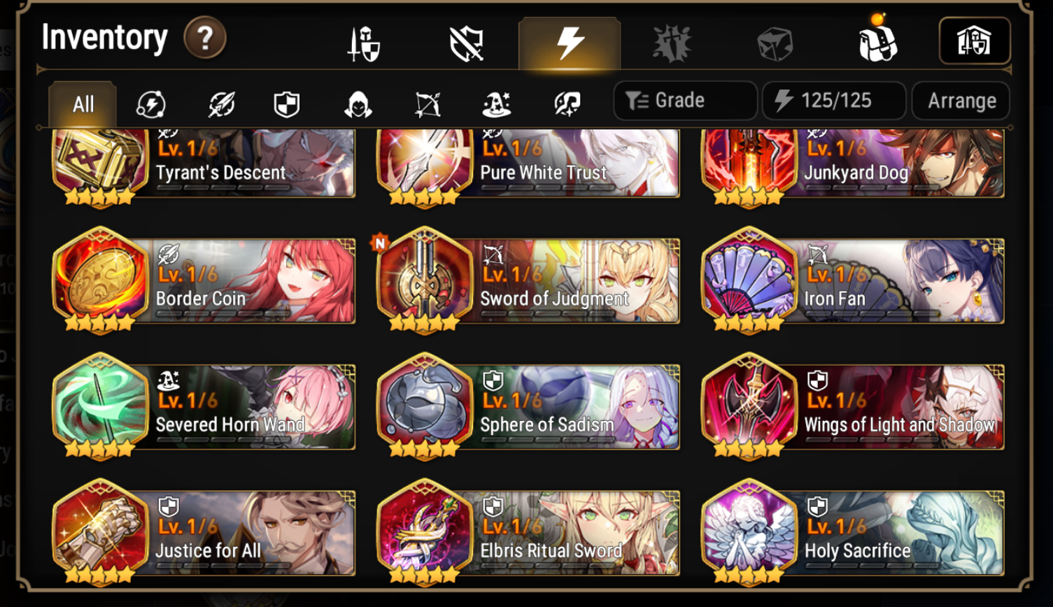 [GLOBAL] Epic 7 Seven Abyssal Yufine + Remnant Violet Tamarinne + Name Starter Account-Mobile Games Starter