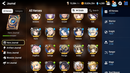 [Global] Epic 7 Seven Ambitious Tywin Spirit Eye Celine Jack Rimuru Amid + Name Starter Account-Mobile Games Starter