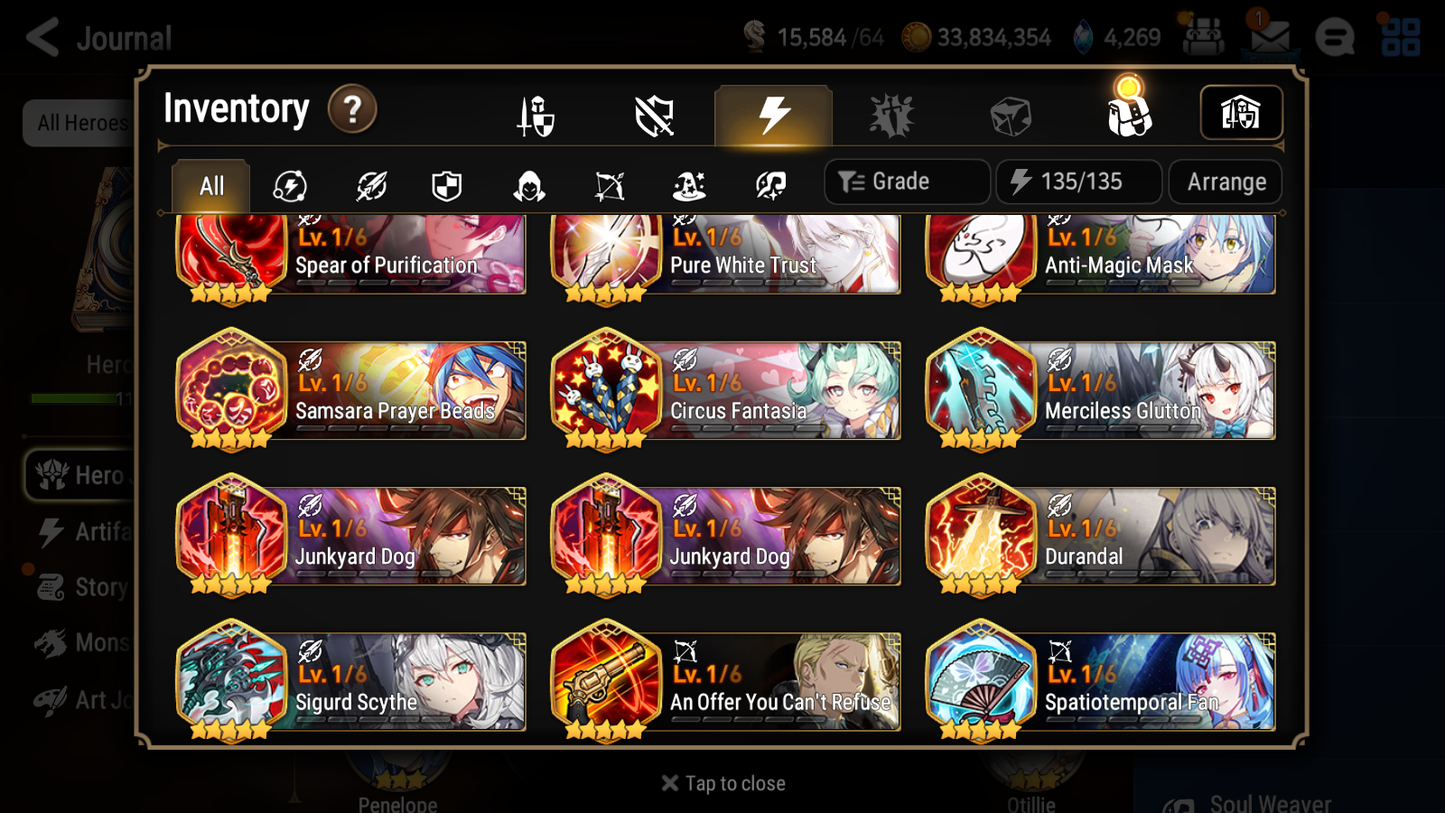 [Global] Epic 7 Seven Ambitious Tywin Spirit Eye Celine Jack Rimuru Amid + Name Starter Account-Mobile Games Starter