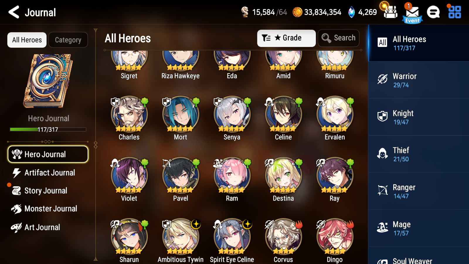 [Global] Epic 7 Seven Ambitious Tywin Spirit Eye Celine Jack Rimuru Amid + Name Starter Account-Mobile Games Starter