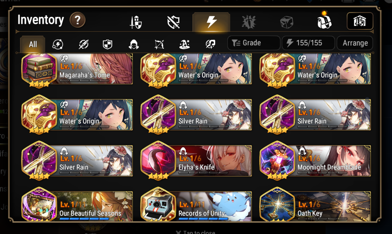 [Global] Epic 7 Seven Arbiter Vildred Fairytale Tenebria Silver Blade Aramintha + Name Starter Account-Mobile Games Starter