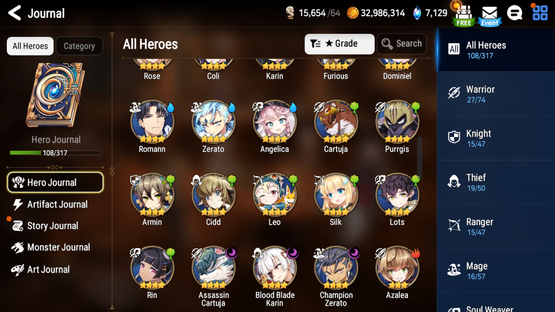 [Global] Epic 7 Seven Astromancer Elena Briar Witch Iseria Ae-NingNing + Name Starter Account-Mobile Games Starter
