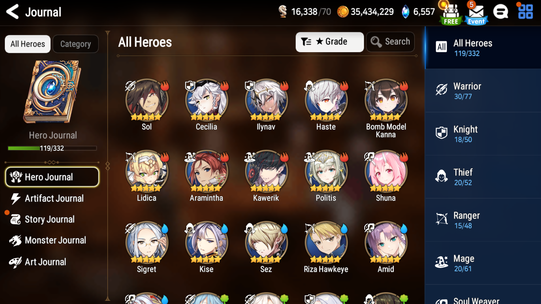 [Global] Epic 7 Seven Belian Briar Witch Iseria Rimuru Amid Name Starter Account-Mobile Games Starter