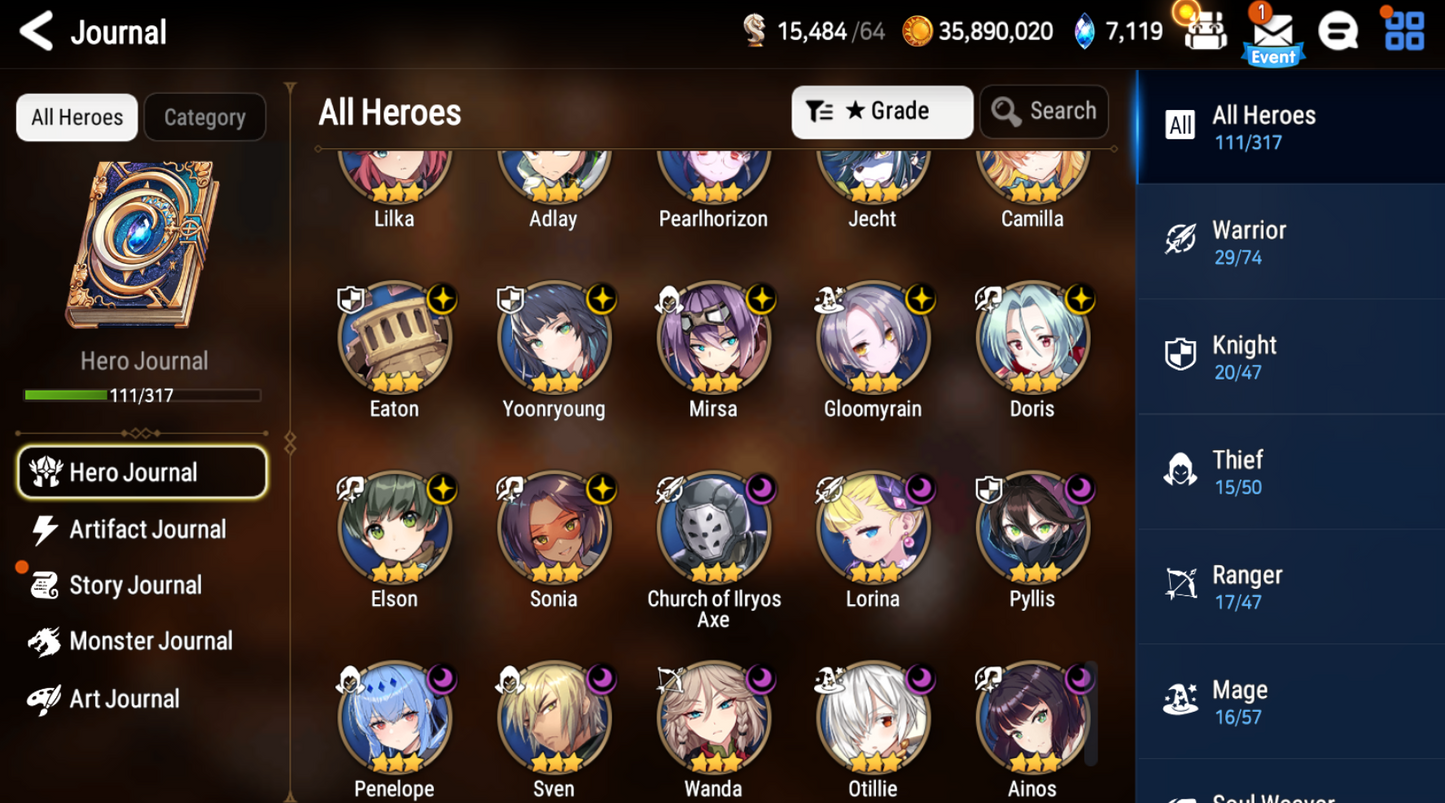 [Global] Epic 7 Seven Belian Last Rider Krau Tamarinne + Name Starter Account-Mobile Games Starter