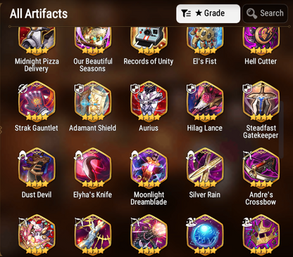 [Global] Epic 7 Seven Conqueror Lilias Martial Artist Ken Festive Eda + ML pulls + Name Starter Account-Mobile Games Starter