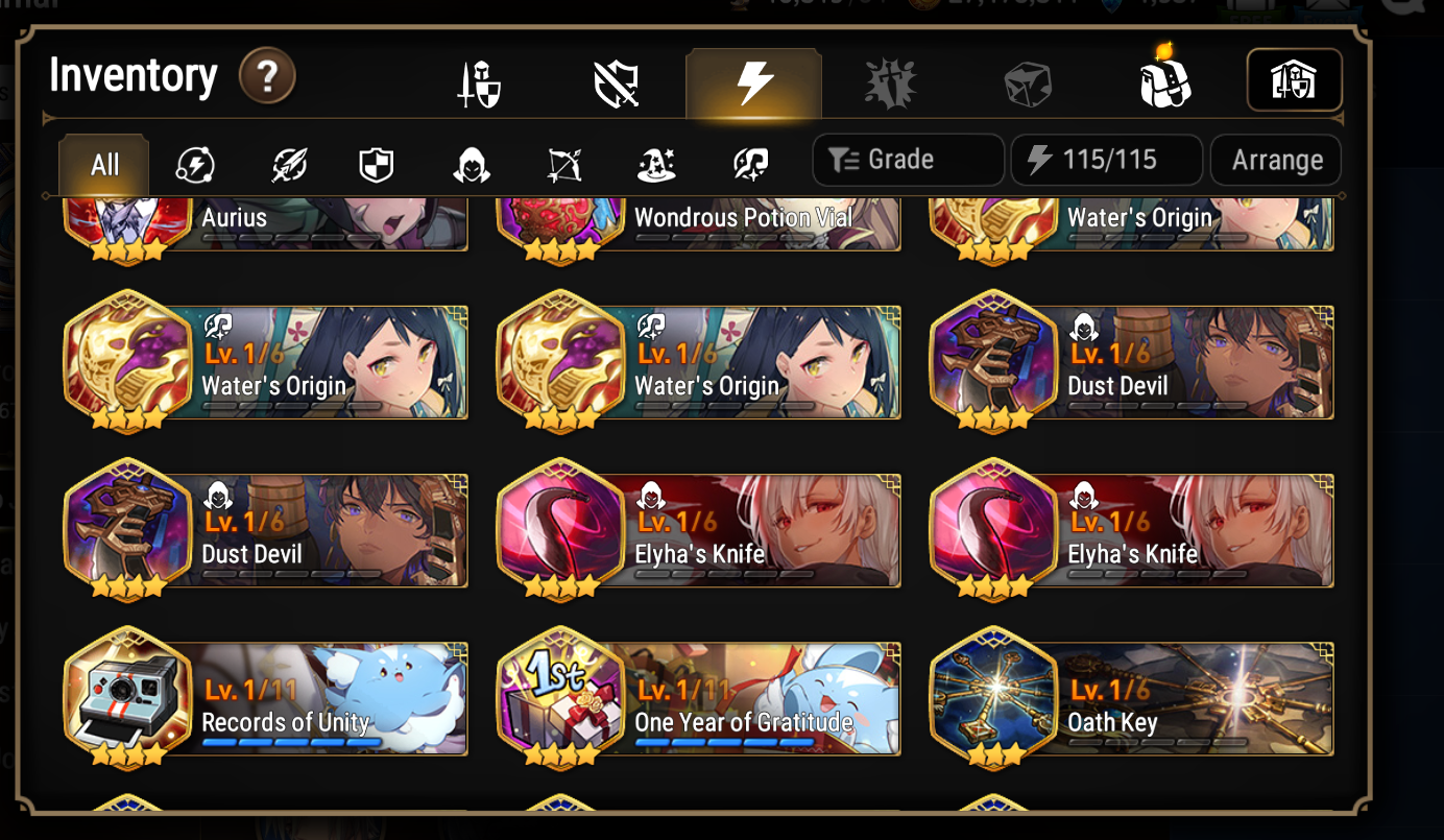 [GLOBAL] Epic 7 Seven Dizzy Diene Landy Cerise + ML Mystics Pulls Aged Starter Account-Mobile Games Starter