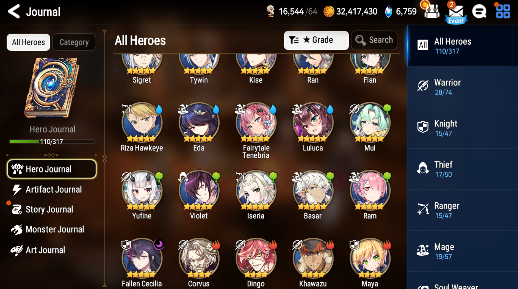 [Global] Epic 7 Seven Fairytale Tenebria Rem Fallen Cecilia +Name Starter Account-Mobile Games Starter