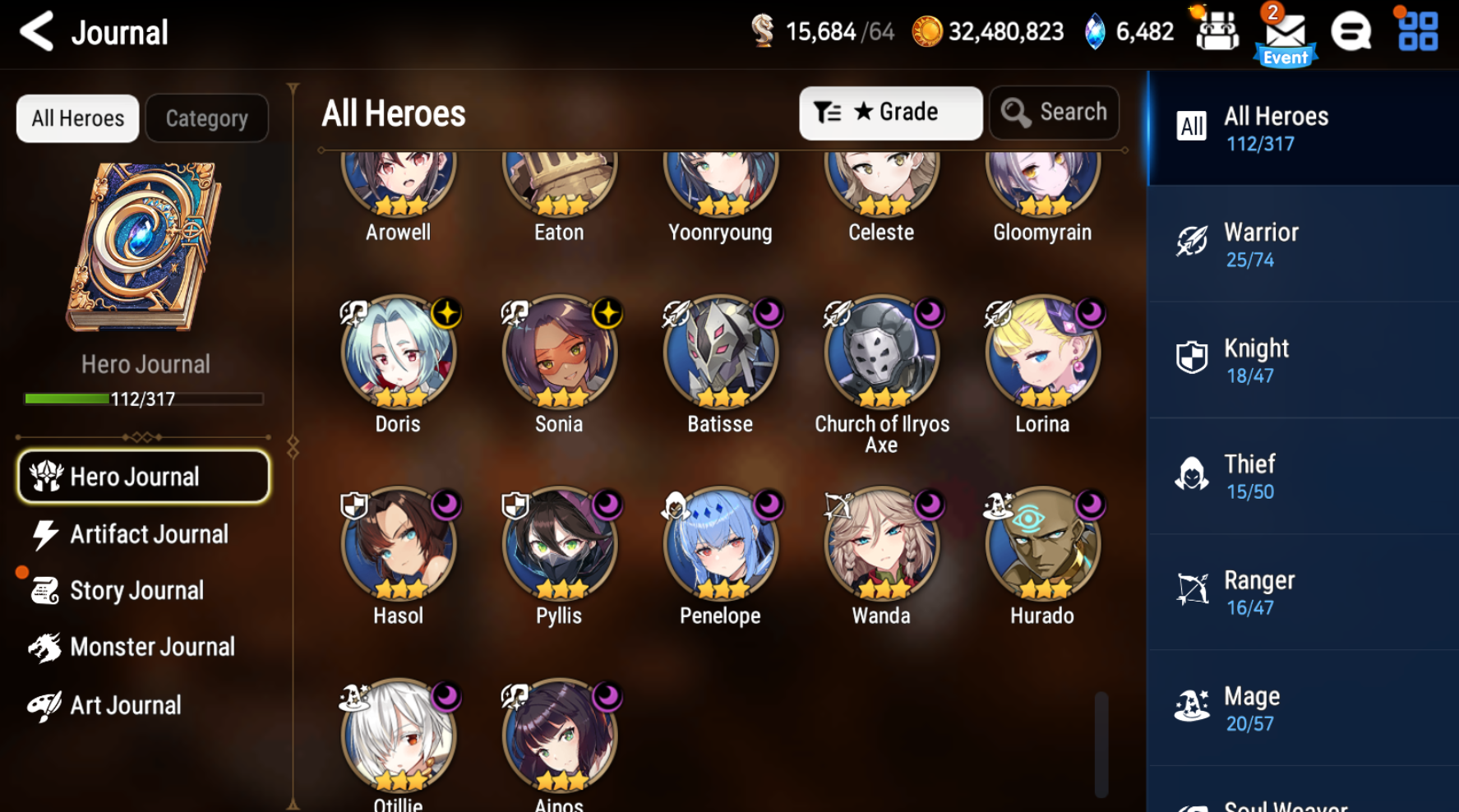 [Global] Epic 7 Seven Fairytale Tenebria Silver Blade Aramintha Sage Baal +Name Starter Account-Mobile Games Starter