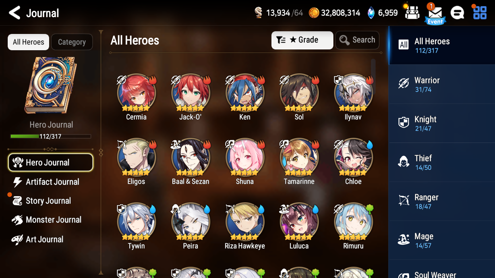 [Global] Epic 7 Seven Faithless Lidica Operator Sigret Rimuru +Name Starter Account-Mobile Games Starter