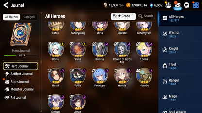 [Global] Epic 7 Seven Faithless Lidica Operator Sigret Rimuru +Name Starter Account-Mobile Games Starter