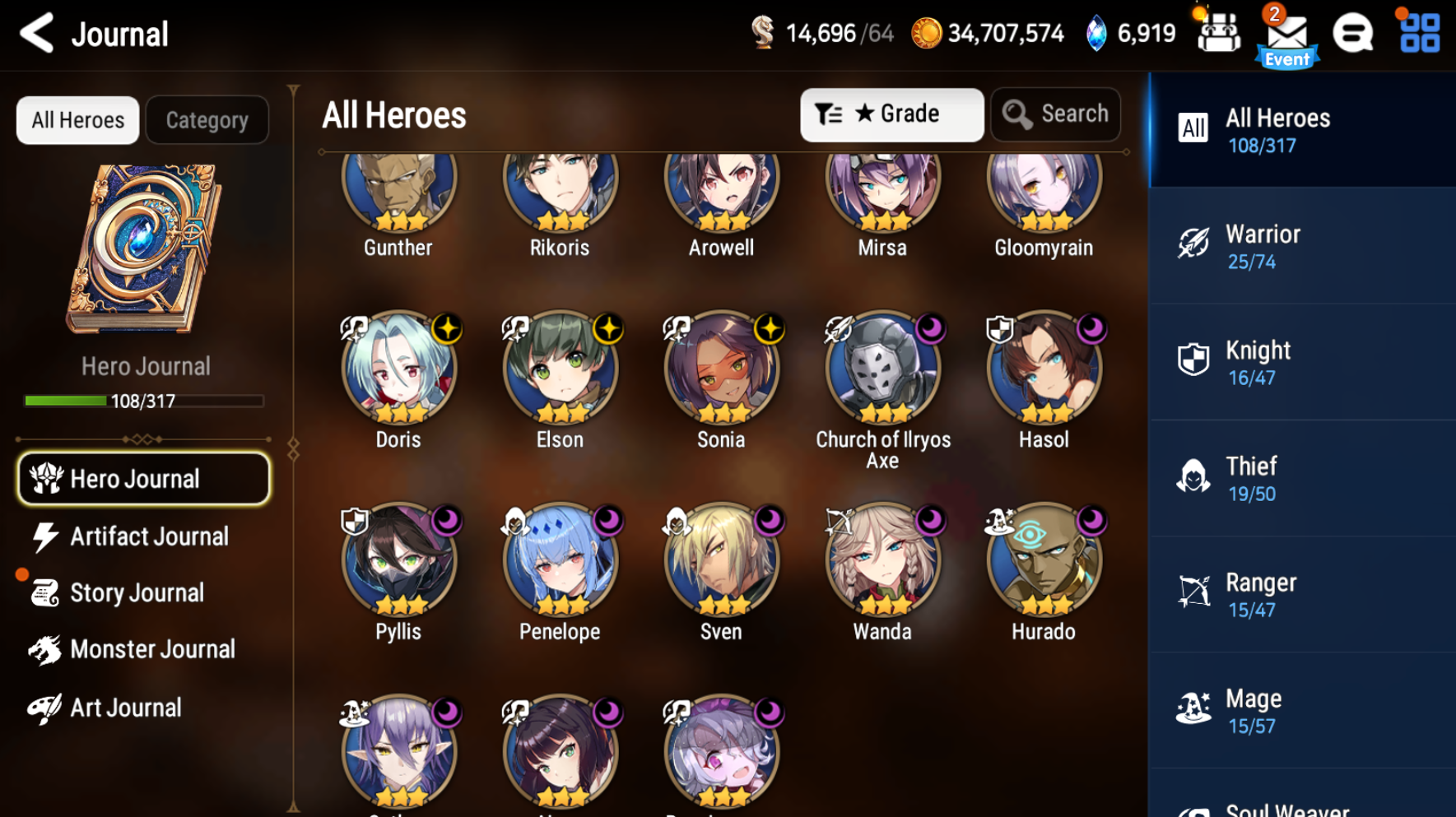 [Global] Epic 7 Seven Jack Rem Ruele of light Amid + ML pulls + Name Starter Account-Mobile Games Starter