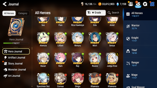 [Global] Epic 7 Seven Judge Kise Specimen Sez Rimuru Amid Name Starter Account-Mobile Games Starter