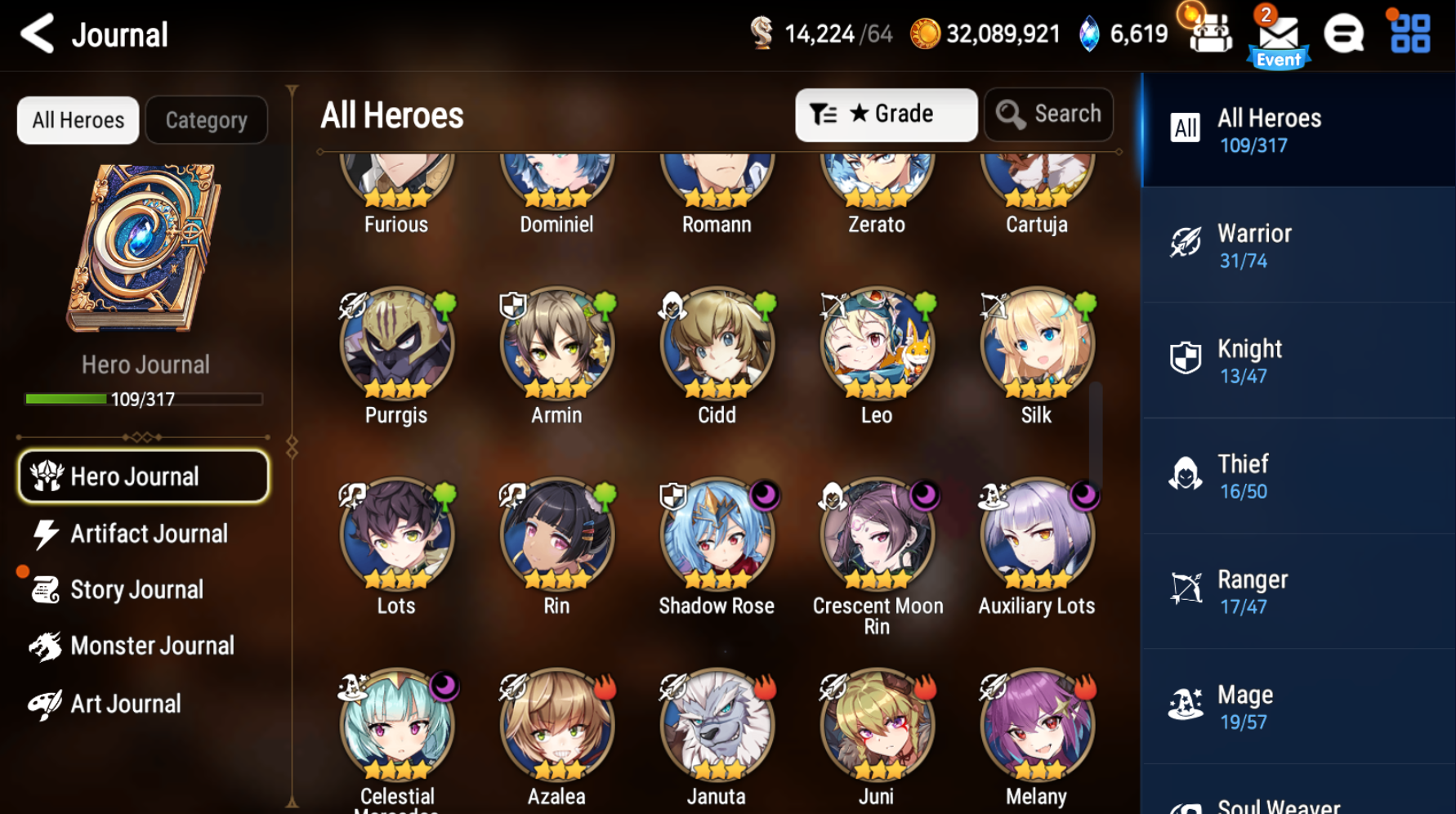 [Global] Epic 7 Seven Laia Briar Witch Iseria Jack Archdemon's Shadow + Name Starter Account-Mobile Games Starter