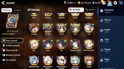 [Global] Epic 7 Seven Laia Fallen Cecilia Martial Artist Ken + Name Starter Account-Mobile Games Starter