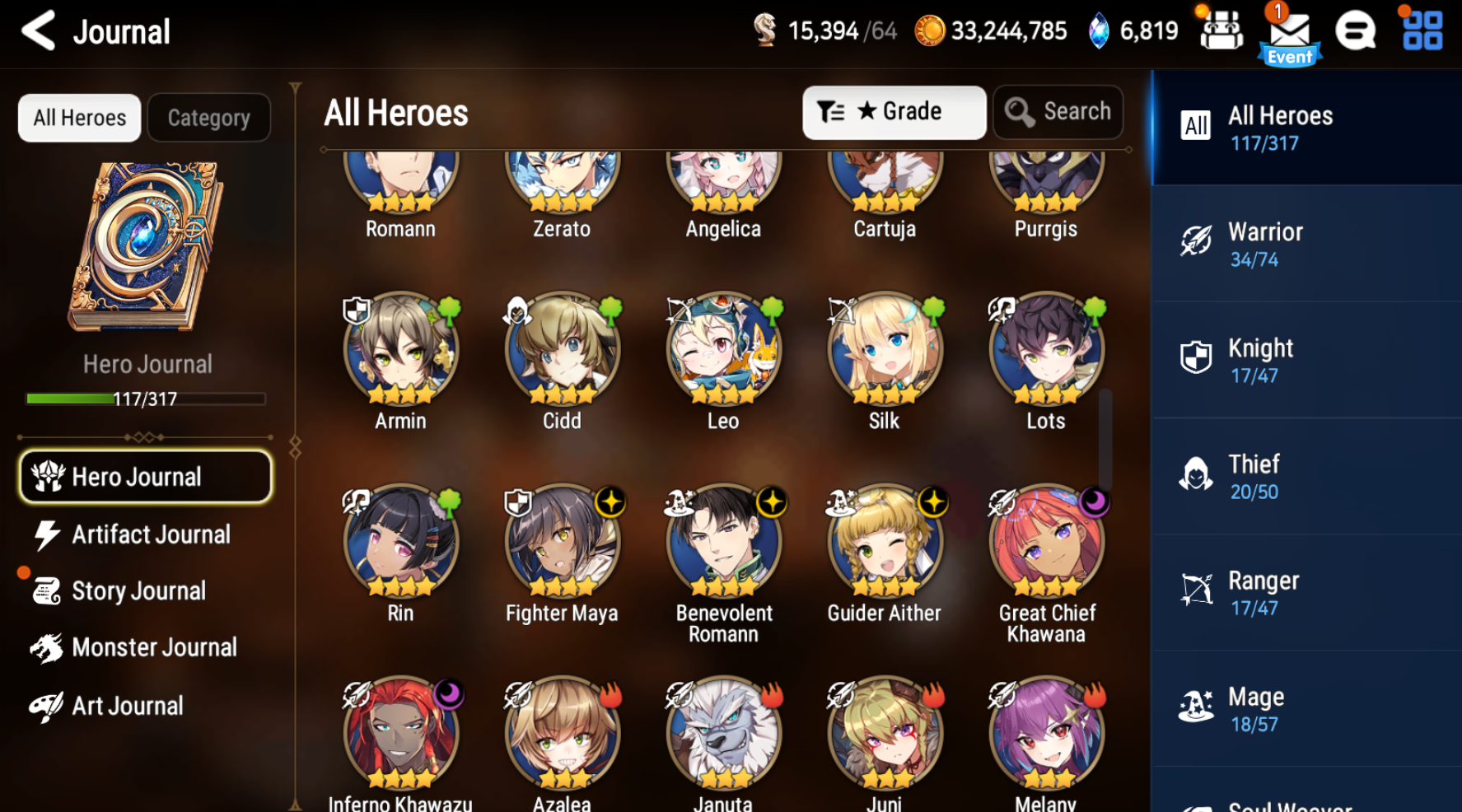 [Global] Epic 7 Seven Laia Rem Little Queen Charlotte + 2900 Mystics ML pulls + Name Starter Account-Mobile Games Starter