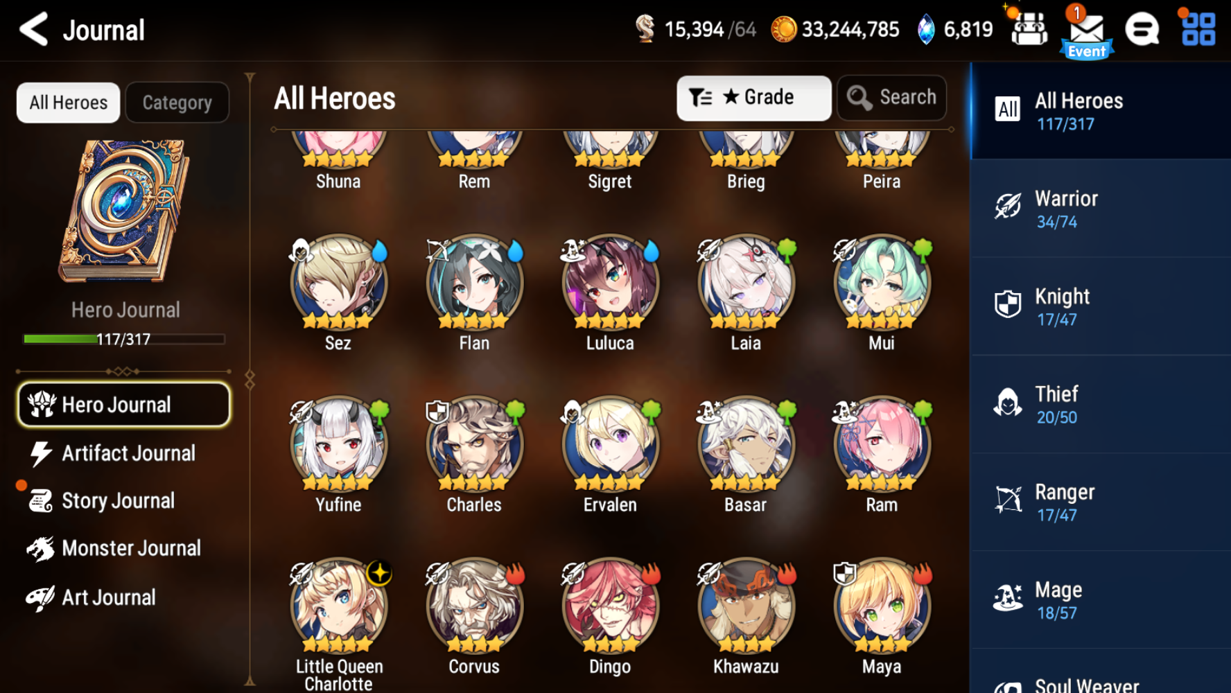 [Global] Epic 7 Seven Laia Rem Little Queen Charlotte + 2900 Mystics ML pulls + Name Starter Account-Mobile Games Starter