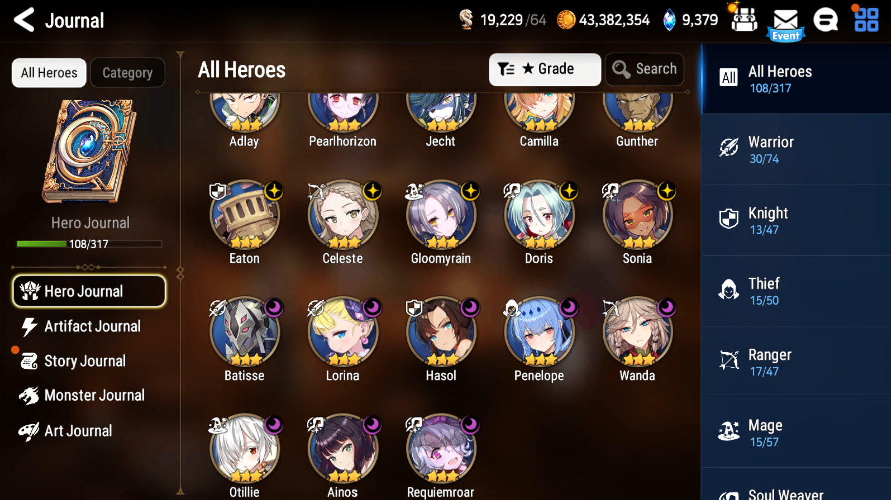 [Global] Epic 7 Seven Lionheart Cermia Luna + ML pulls Starter Account-Mobile Games Starter