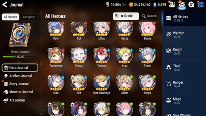 [Global] Epic 7 Seven Little Queen Charlotte Speicmen Angel of Light Angelica + ML pulls +Name Starter Account-Mobile Games Starter