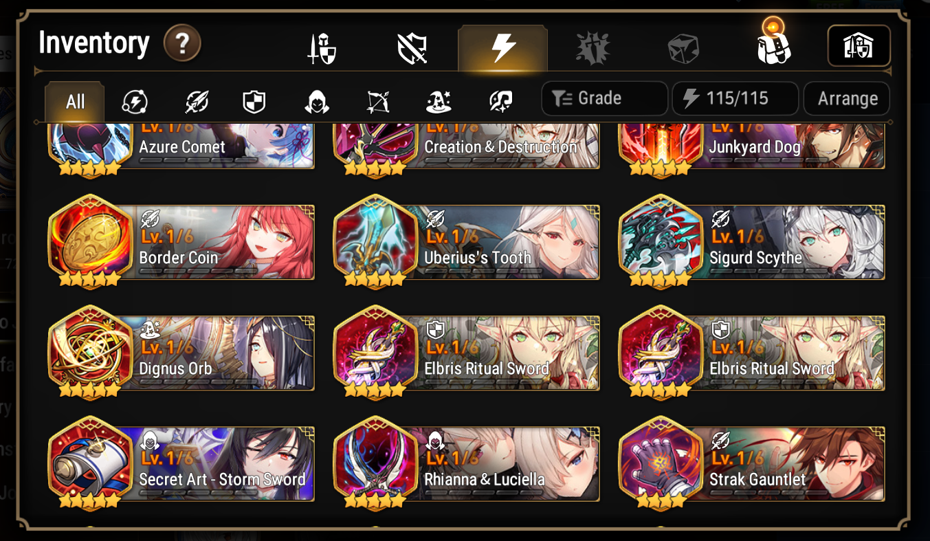 [GLOBAL] Epic 7 Seven Luna Diene Cerise Baiken Rem + ML Mystics Pulls Aged Starter Account-Mobile Games Starter