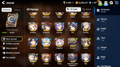 [GLOBAL] Epic 7 Seven Luna Judge Kise Tamarinne + ML Mystics Pulls + Name Aged Starter Account-Mobile Games Starter