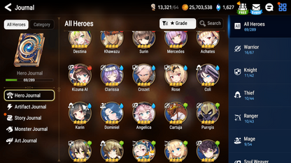 [GLOBAL] Epic 7 Seven Luna Seaside Bellona Baiken + ML Mystics Pulls Aged Starter Account-Mobile Games Starter