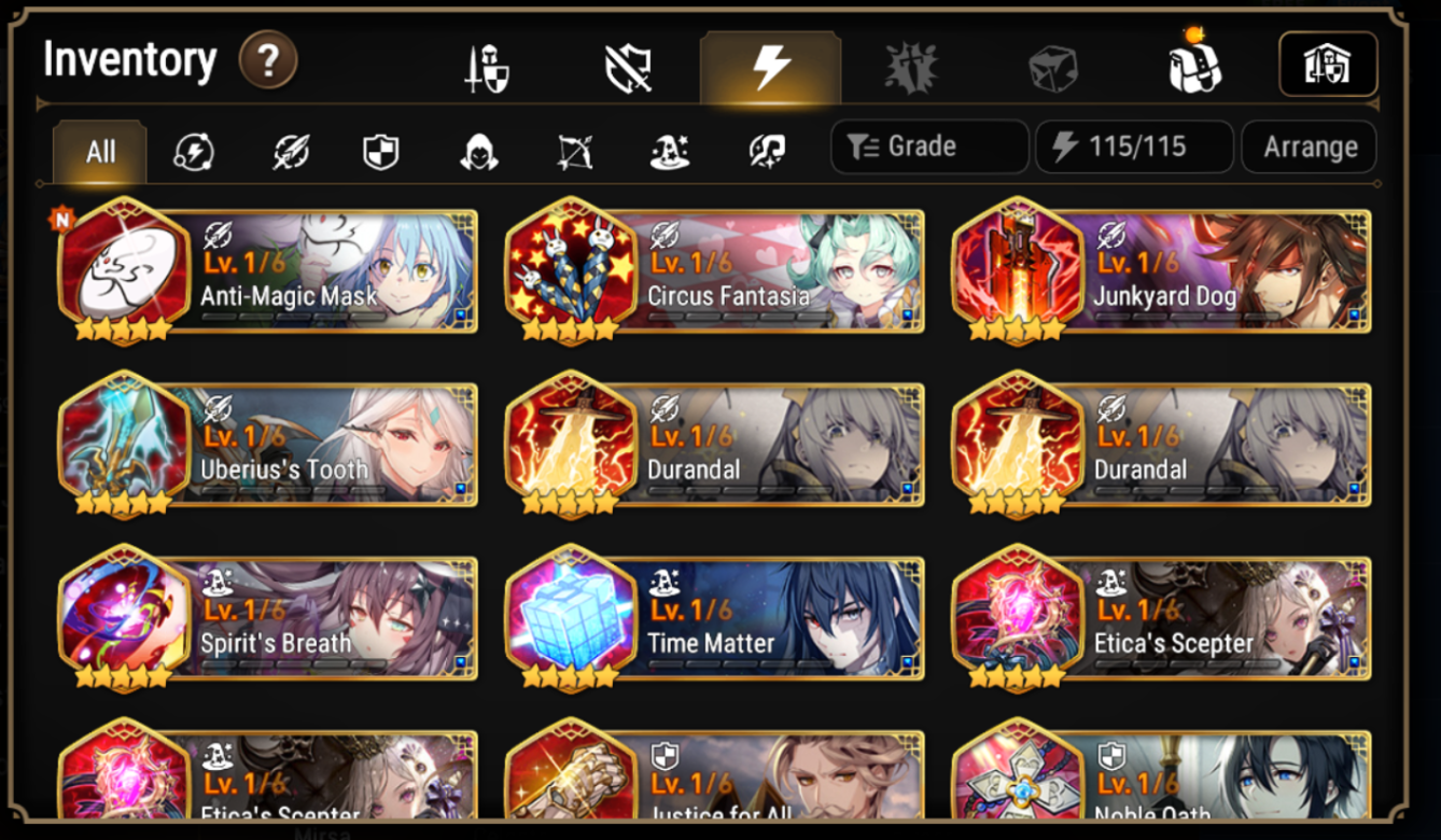 [GLOBAL] Epic 7 Seven Luna Seaside Bellona Baiken + ML Mystics Pulls Aged Starter Account-Mobile Games Starter